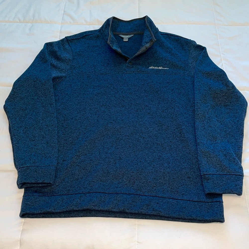 Eddie Bauer Radiator Fleece Snap-Front Pullover. Men's XL. Like new condition!